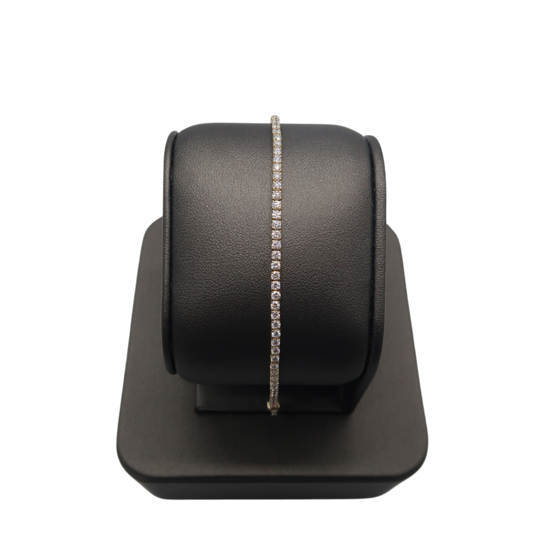 3cttw Lab Grown Diamond Tennis Bracelet 7" 14K Black Friday Sale