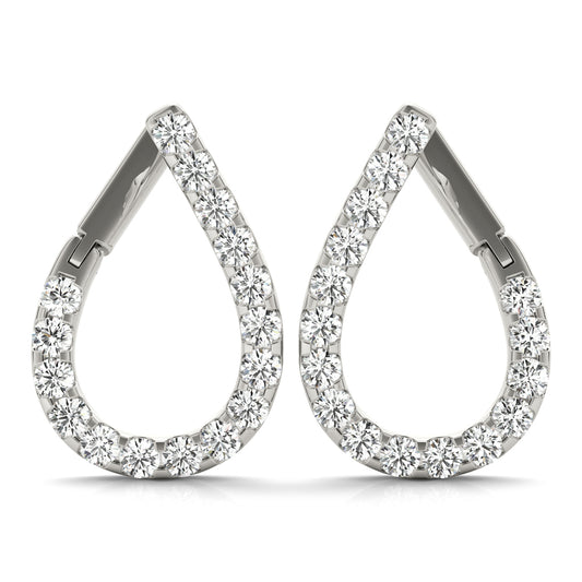 Diamond Round Multi-Stone Earrings