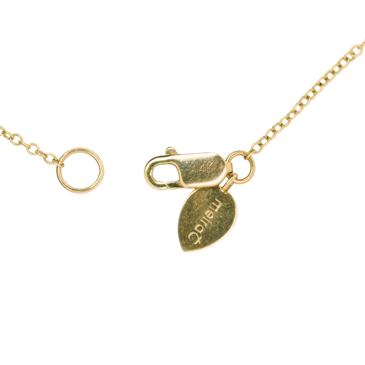 14K Yellow Gold Diamond Necklace