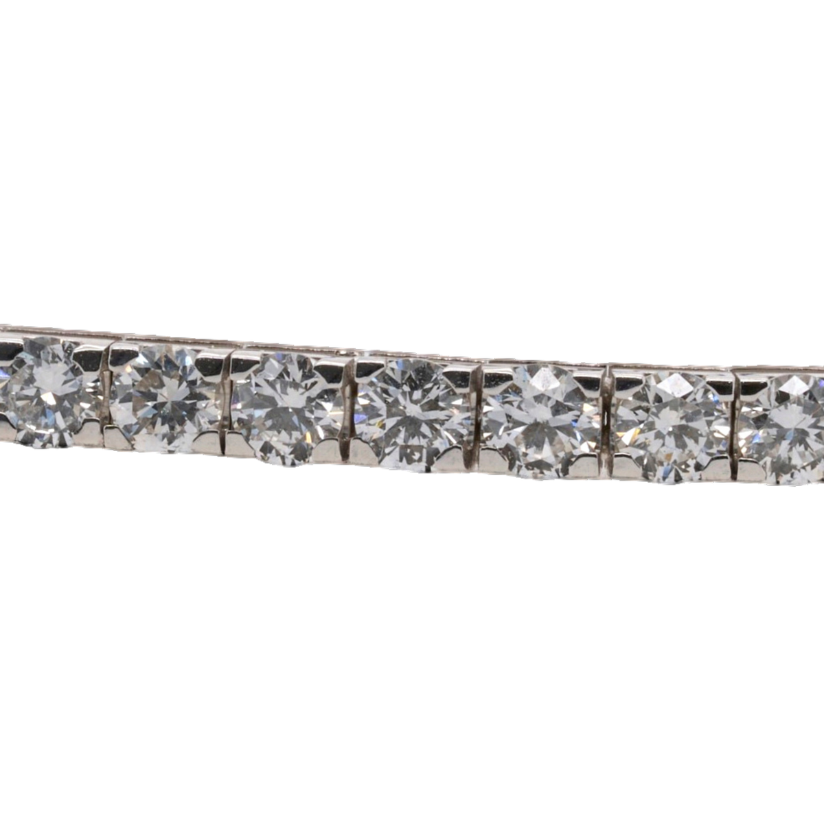 3.00 CTTW Round Lab-Grown Diamond Tennis Bracelet in 14K White Gold, 7"