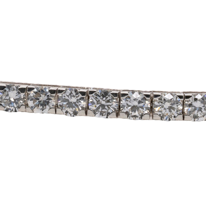 3.00 CTTW Round Lab-Grown Diamond Tennis Bracelet in 14K White Gold, 7"