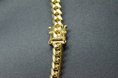 5mm Solid Gold Miami Cuban Chains Solid Gold Cuban Chains