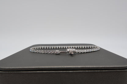 5cttw Lab Grown Diamond Tennis Bracelet 7" 14K White Gold