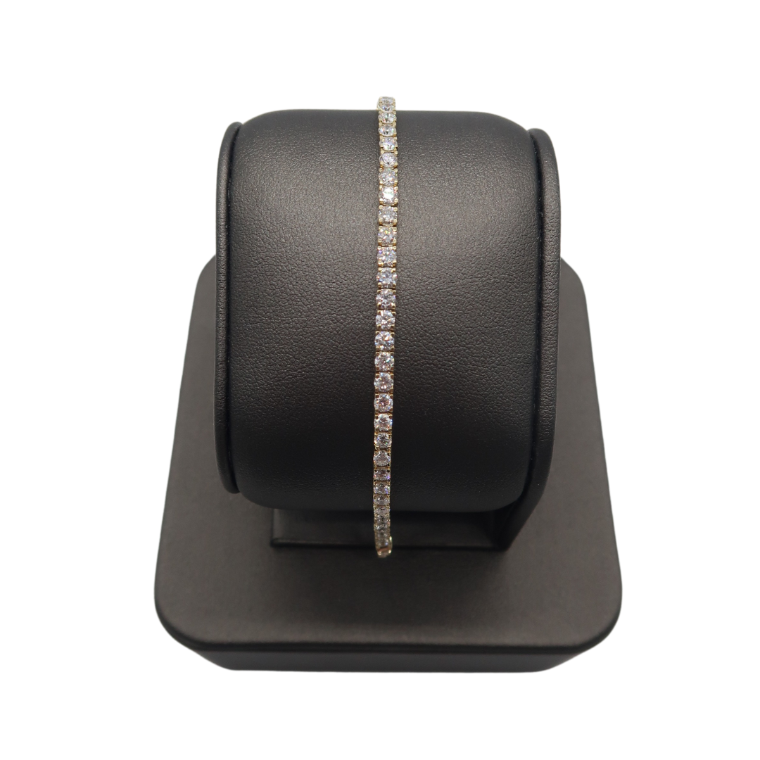 5cttw Lab Grown Diamond Tennis Bracelet 7" 14K Black Friday Sale