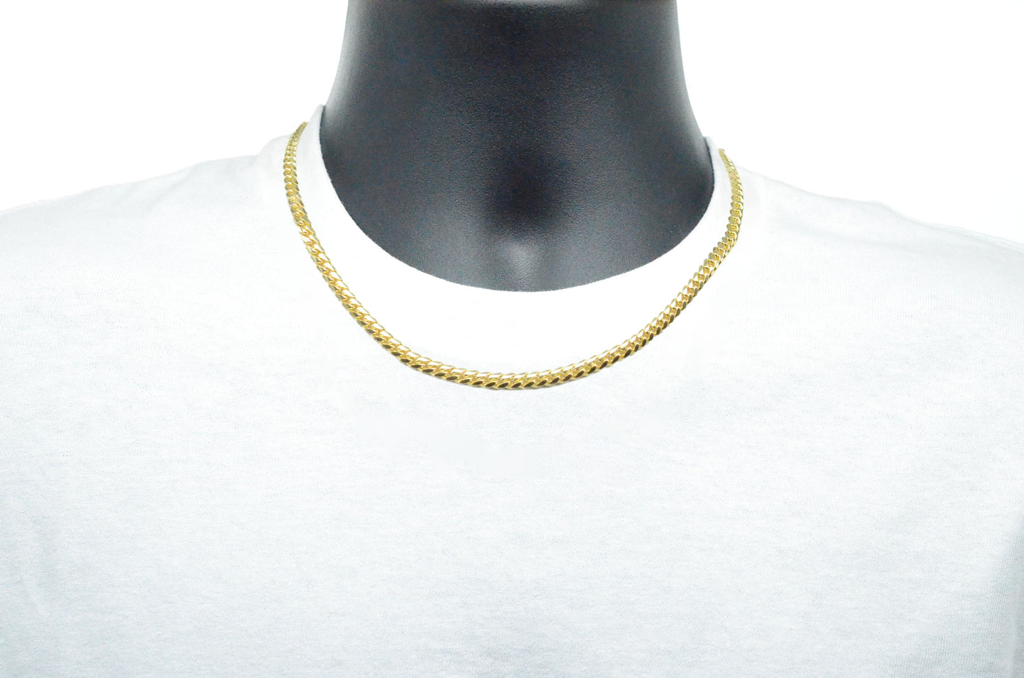 5mm Solid Gold Miami Cuban Chains Solid Gold Cuban Chains