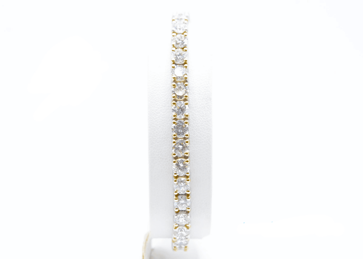 4mm Made To Order Lab Grown Diamond Tennis Bracelets 14K Made To Order Lab Tennis Bracelets
