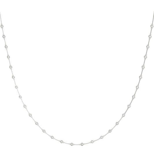 Diamond Multi-Stone Pendant Necklace