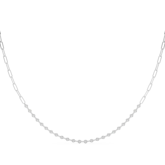 Diamond Round Multi-Stone Necklace