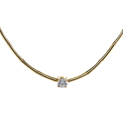 1.65 CT Round Lab-Grown Diamond Necklace in 14K Gold