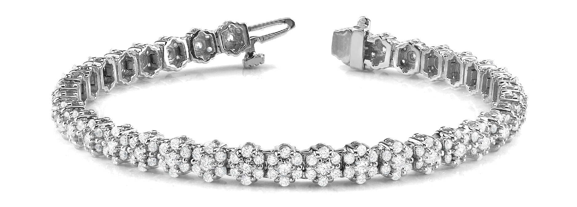 Multi-Diamond Fashion Bracelet
