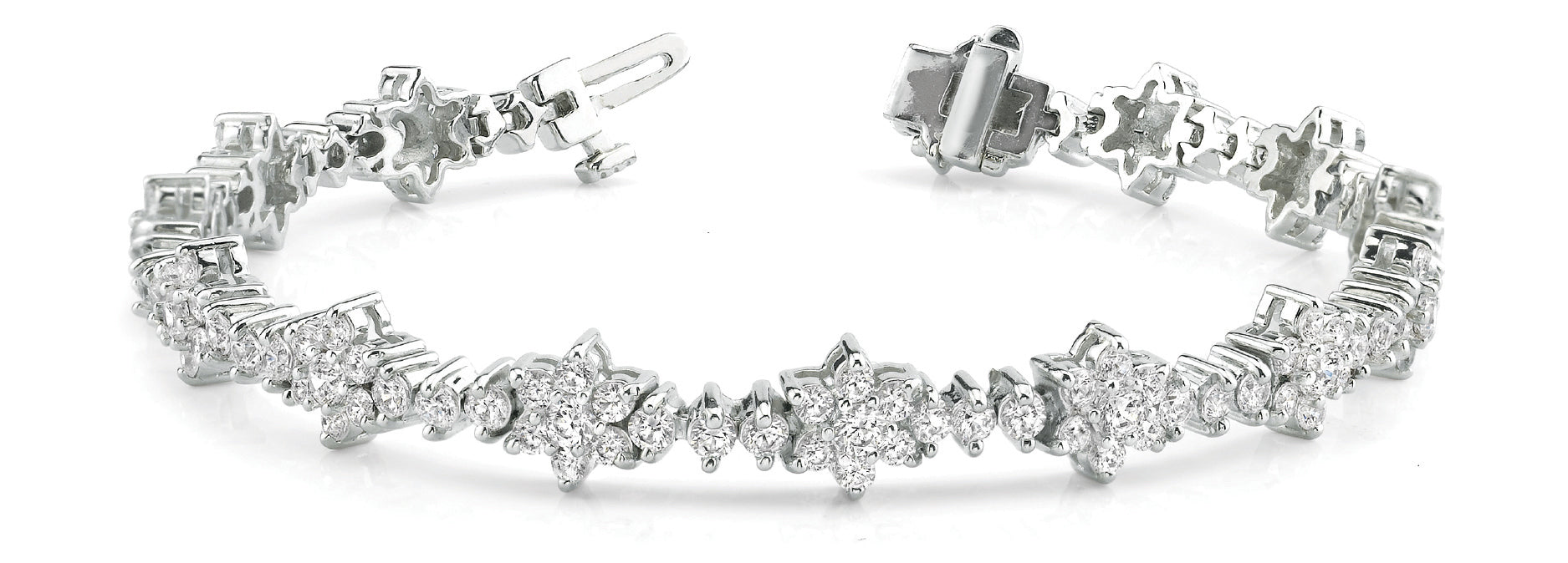 Multi-Diamond Fashion Tennis Bracelet