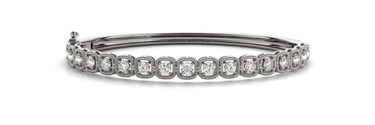 Multi-Diamond Round Stone Fashion Bracelet