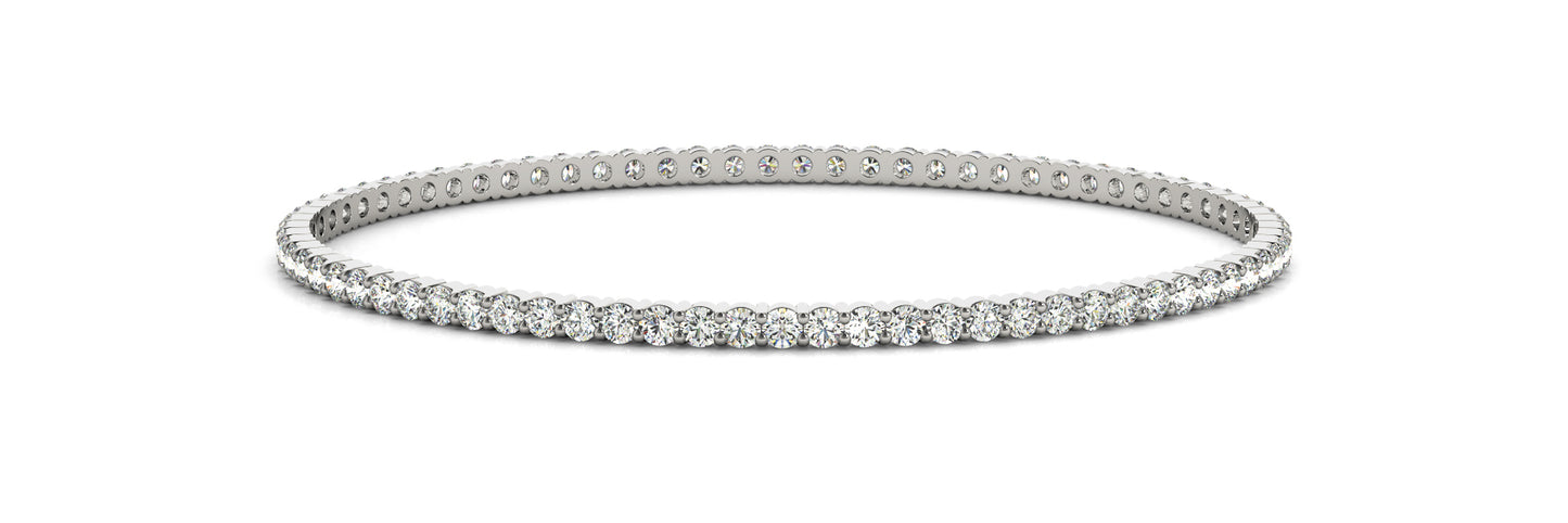 Multi-Diamond Fashion Bangle Bracelet
