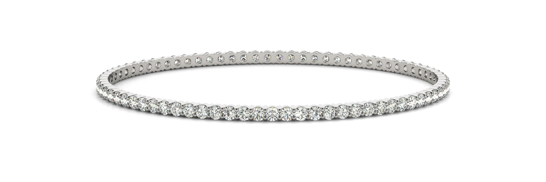 Multi-Diamond Fashion Bangle Bracelet