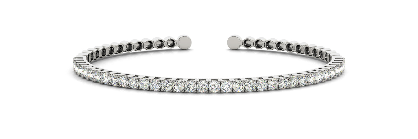 Diamond Round Multi-Stone Bracelet