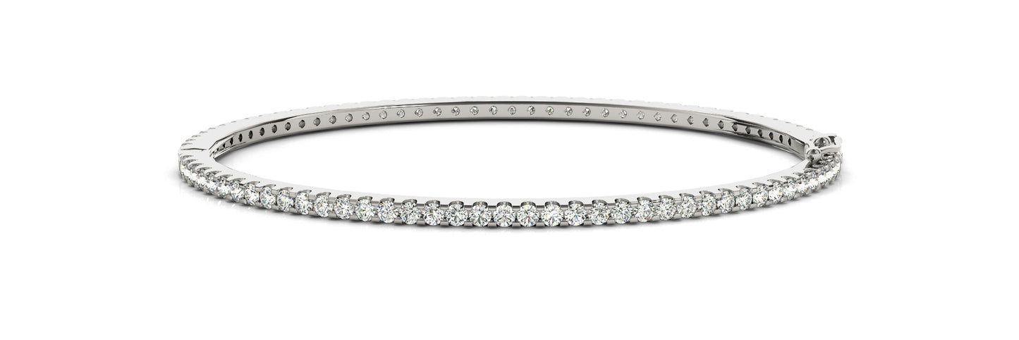 Multi-Diamond Fashion Bangle Bracelet