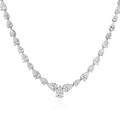 Diamond Pear Tennis Necklace