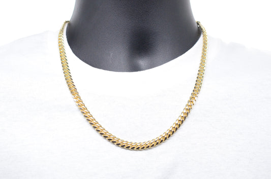 7mm Solid Gold Miami Cuban Chains