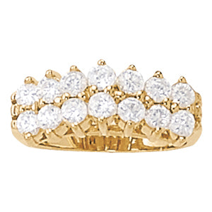 Multi-Diamond Round Fashion Ring