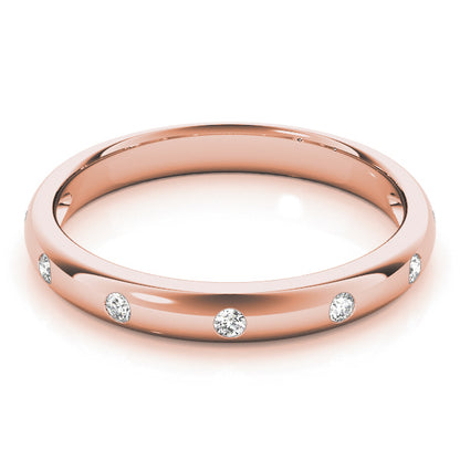 14K Rose Gold Multi-Diamond Fashion Ring