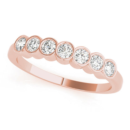 14K Rose Gold Multi-Diamond Fashion Ring