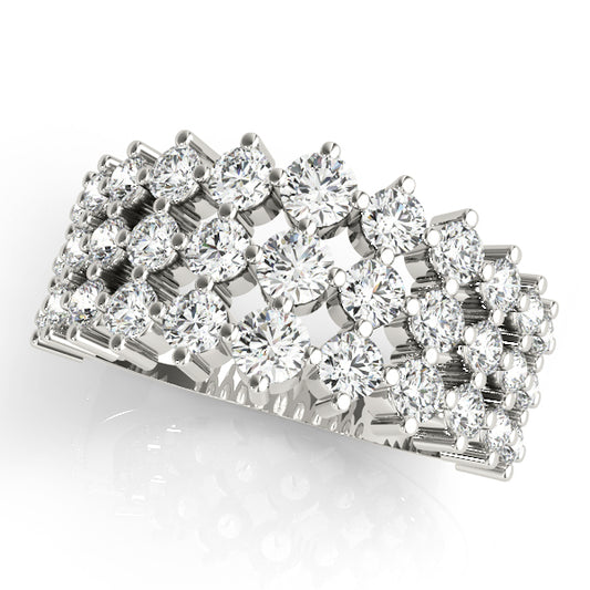 Diamond Multi-Stone Fashion Ring