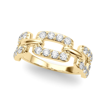 14K Yellow Gold Multi-Diamond Ring
