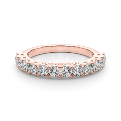 14K Rose Gold Round Diamond Engagement Ring
