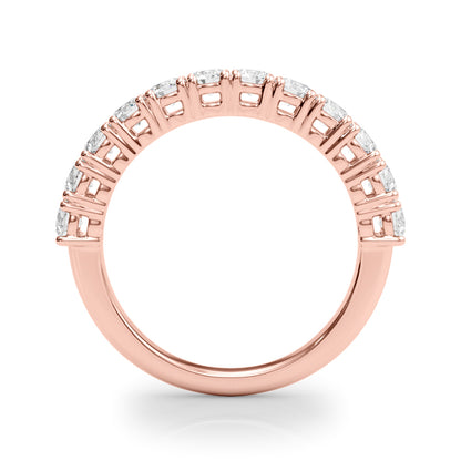 14K Rose Gold Round Diamond Engagement Ring