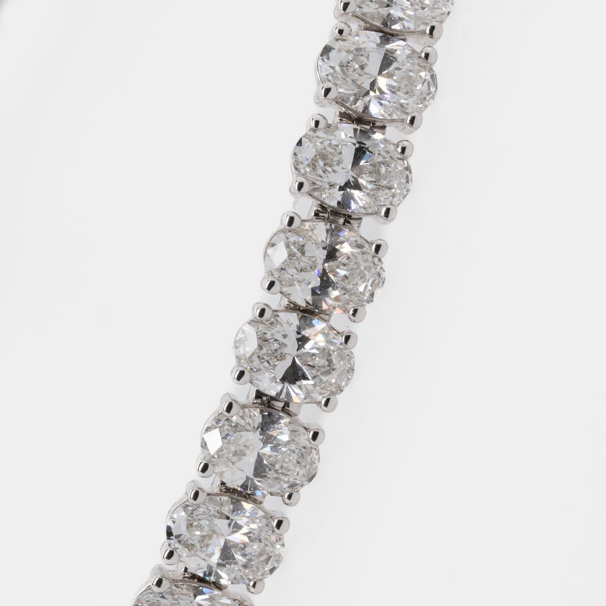 14K White Gold Diamond Tennis Bracelet