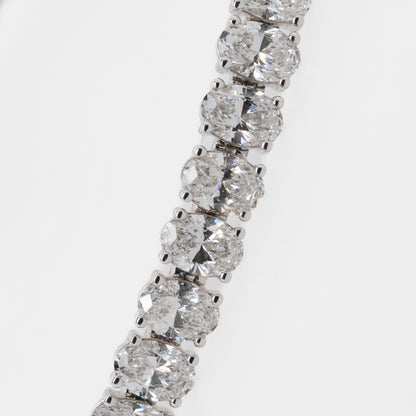 14K White Gold Diamond Tennis Bracelet