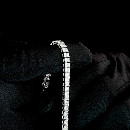 10.21 CTTW Radiant Lab Grown Diamond Tennis Bracelet 6.75" (F Color and VS1 Clarity)