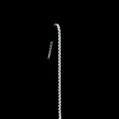5.74 CTTW Marquise Lab Diamond Tennis Bracelet 7.25" 14k White Gold E Color and VS Clarity jewelry-spot-usa