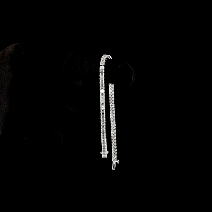 6.50 CTTW Emerald Lab Diamond Tennis Bracelet (E Color and VS Clarity)