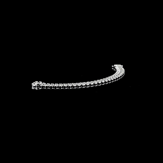 11.19 CTTW MIX Lab Diamond Tennis Bracelet 6.5" 14k White Gold E Color and VVS2 Clarity jewelry-spot-usa
