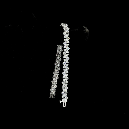 10.43 CTTW MIX Lab Diamond Special Bracelet (E Color and VS Clarity)