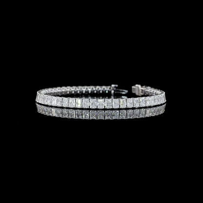 11.35 CTTW Radiant Lab Diamond Tennis Bracelet
