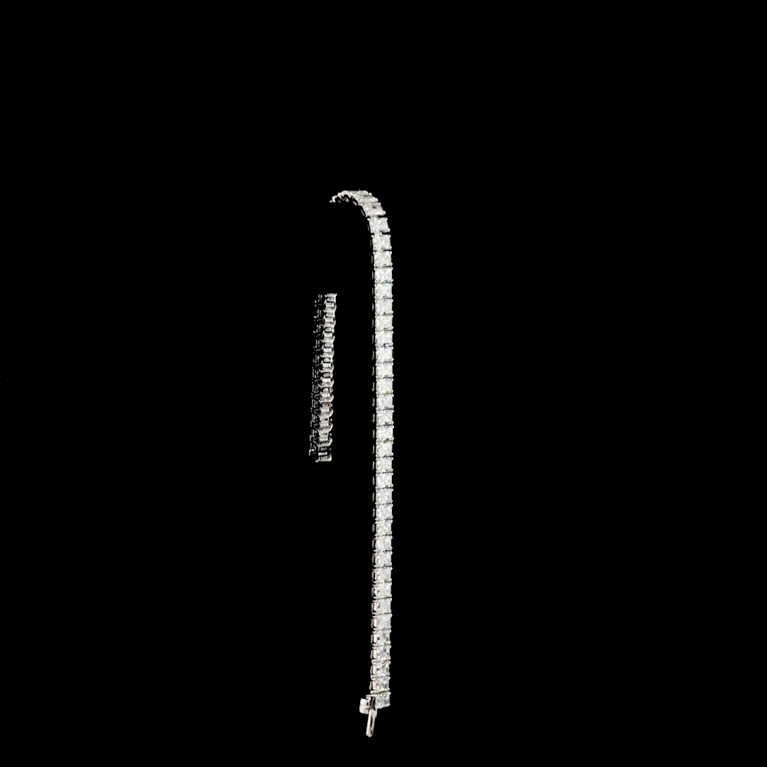 11.35 CTTW Radiant Lab Diamond Tennis Bracelet