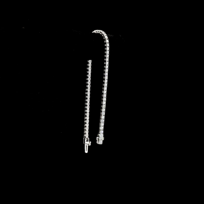 3.06 CTTW Round Lab Diamond Tennis Bracelet (E Color and VS Clarity)