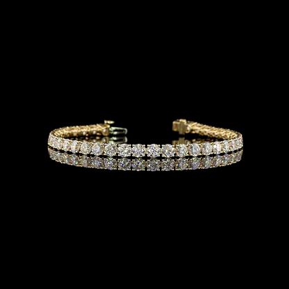 9.67 CTTW Round Lab Diamond Tennis Bracelet 6.5"