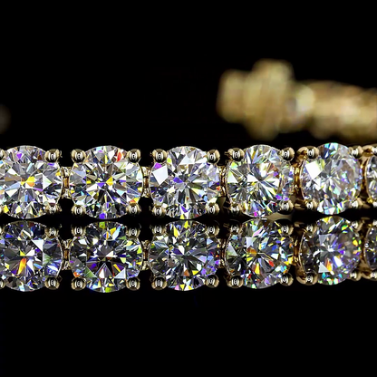 9.67 CTTW Round Lab Diamond Tennis Bracelet 6.5"