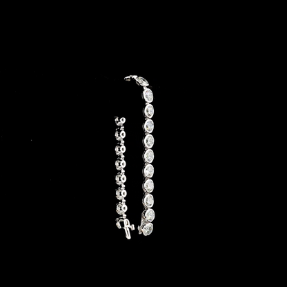 19.60 CTTW Round Lab Diamond Tennis Bracelet 6.5"