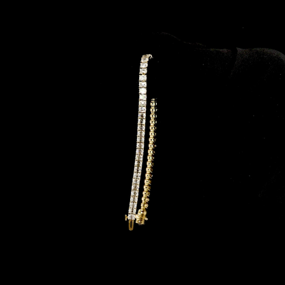 9.28 CTTW Antique Cushion Lab Diamond Tennis Bracelet 7"