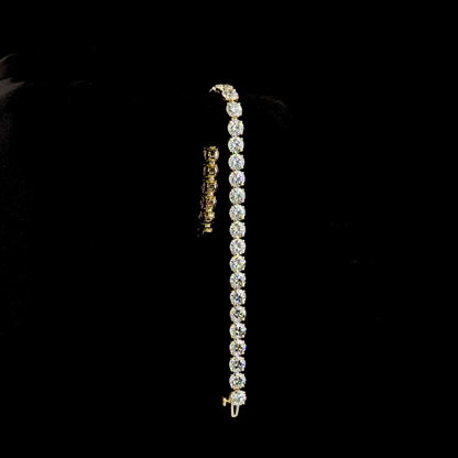 20.43 CTTW Round Lab Diamond Tennis Bracelet 7"