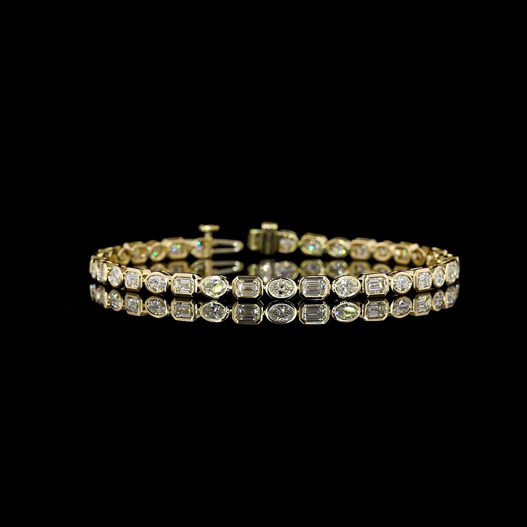 4.95 CTTW MIX Lab Diamond Tennis Bracelet