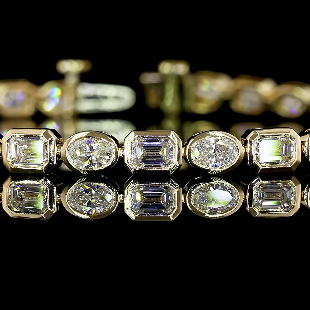 4.95 CTTW MIX Lab Diamond Tennis Bracelet