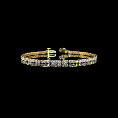 4.00 CTTW Round Lab Diamond Tennis Bracelet 7"