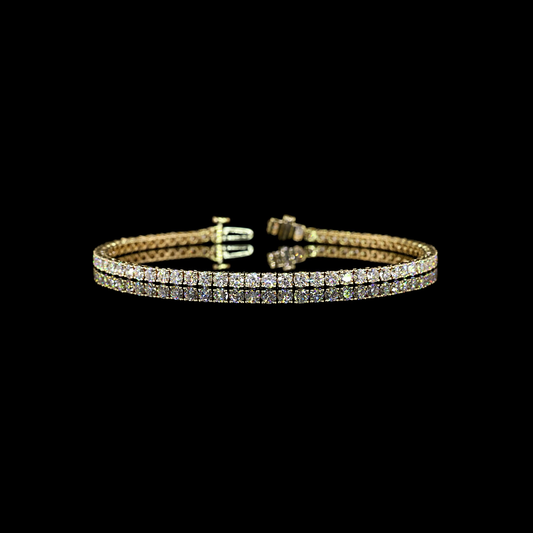 4.00 CTTW Round Lab Diamond Tennis Bracelet 7"