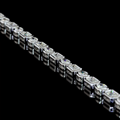4.93 CTTW MIX Lab Diamond Tennis Bracelet 7"