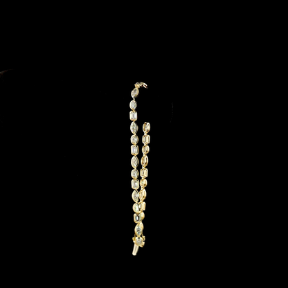5.23 CTTW MIX Lab Diamond Tennis Bracelet (E Color and VS/VS1 Clarity)